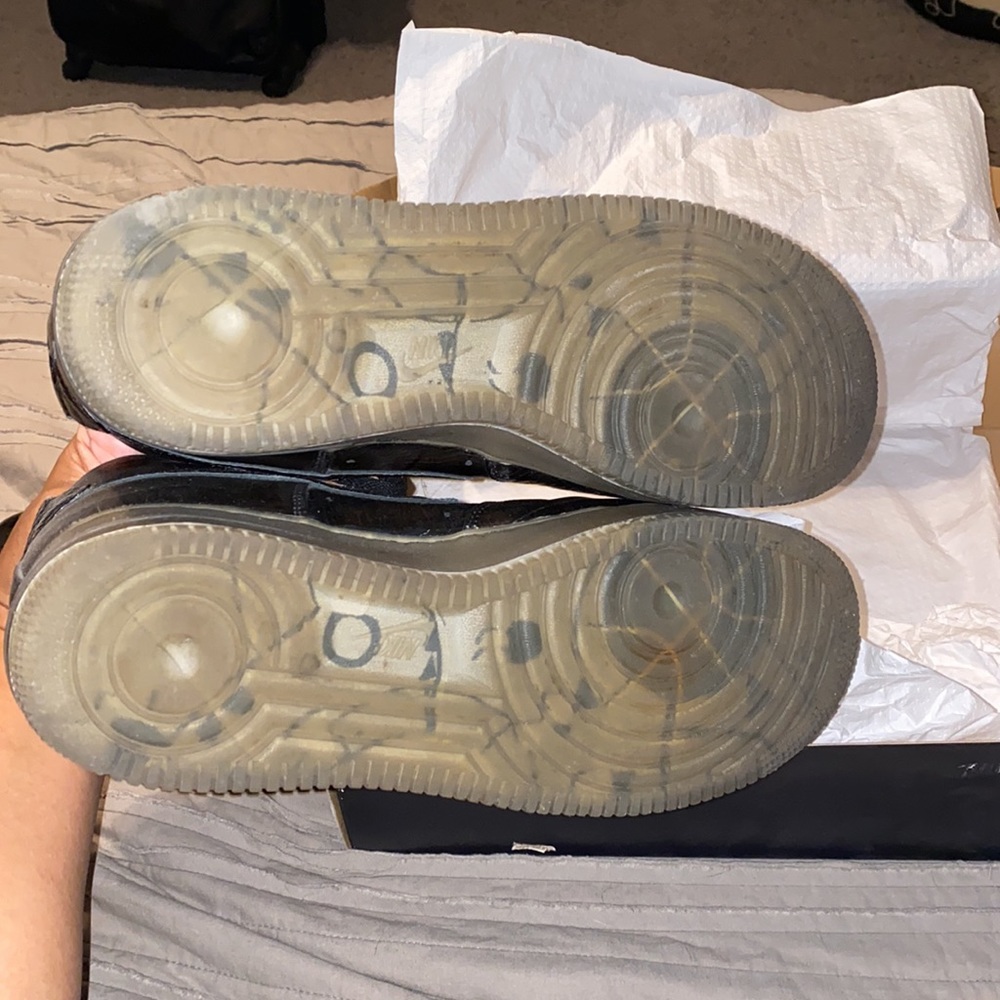 Nike AF1 Premium le - Black Men’s size 13 - Picture 7 of 10